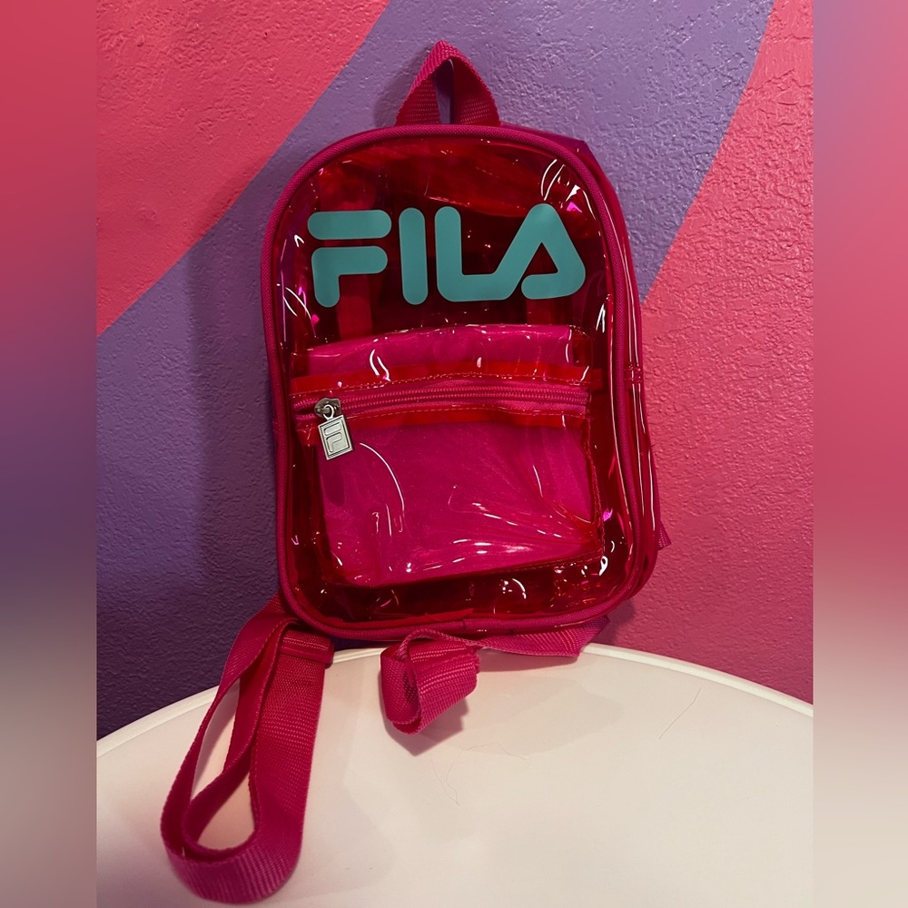 NWOT Pink FILA backpack